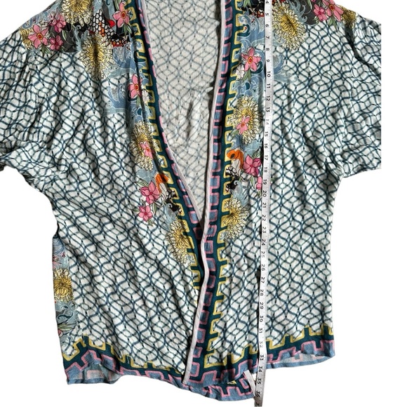 Blink London Anthropologie Floral Design Kimono Open Duster OS - Picture 6 of 7